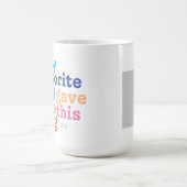 Mug enfant préféré de mère ou de fête des pères drôle (Centre)
