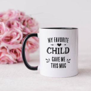 Mug Enfant préféré drôle