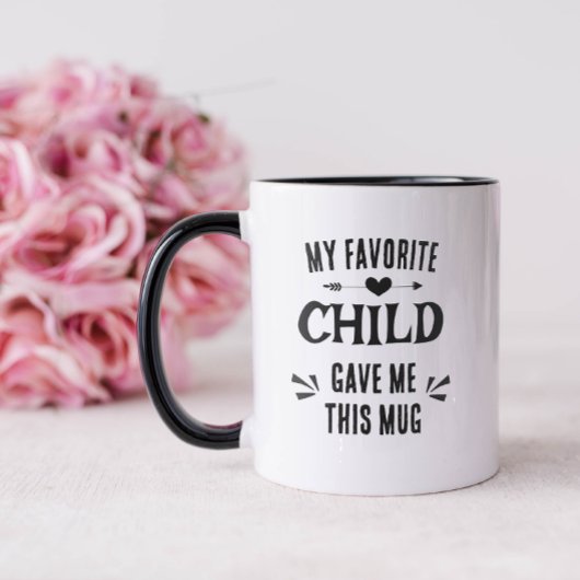 Mug Enfant préféré drôle