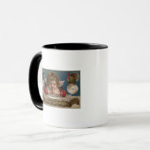 Mug Enfant priant au dîner (Devant gauche)