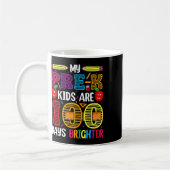 Mug Enfants 100 Jours D'Enseignant Étudiant (Gauche)