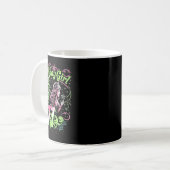 Mug Enfants 11e Anniversaire Sorcière rose et vert 11  (Devant gauche)