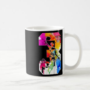 Mug Enfants 3 ans Numéro 3 Esquisse 3ème anniversaire