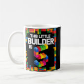 Mug Enfants 5 ans Blocs Bâtiment Anniversaire Brique 5 (Gauche)