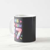 Mug Enfants 7 ans Anniversaire J'avais 6 ans Maintenan (Devant gauche)