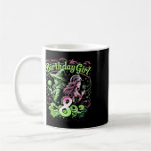 Mug Enfants 8e Anniversaire Sorcière rose et verte 8 A (Gauche)