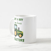 Mug Enfants Agritourisme Style De Vie Juste Un Garçon  (Devant gauche)