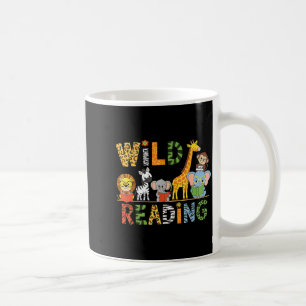 Mug Enfants amoureux de la lecture lisant sauvagement