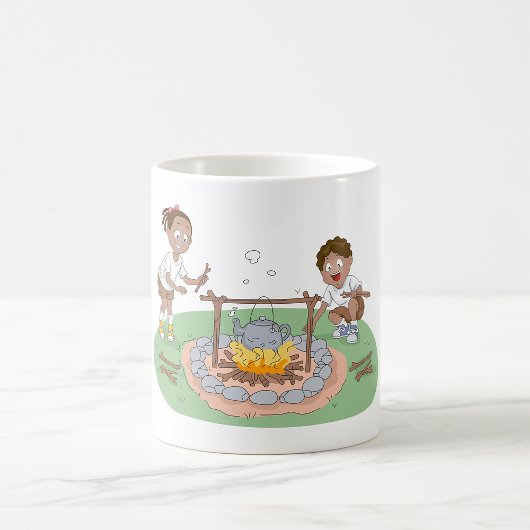 Mug Enfants au feu de camp