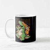 Mug Enfants Avant Équipe T-rex Dinosaure Golfeur Graph (Gauche)