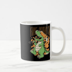 Mug Enfants Avant Équipe T-rex Dinosaure Golfeur Graph