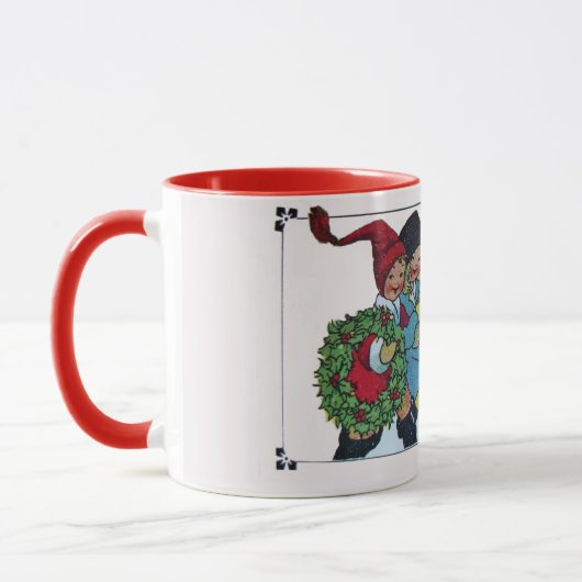 MUG ENFANTS AVEC CADEAUX DE NOËL (Gauche)