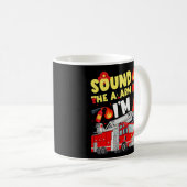 Mug Enfants Camion d'incendie 7e anniversaire Garçon p (Devant droit)