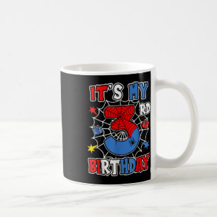 Mug Enfants C'est mon 3ème anniversaire Thème de Spide