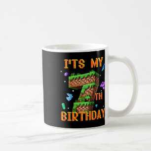 Mug Enfants C'est mon 7ème anniversaire Pixel Gamer Pa
