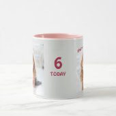 Mug Enfants customisés Age et photos Anniversaire (Centre)