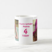 Mug Enfants customisés Age et photos Anniversaire (Centre)