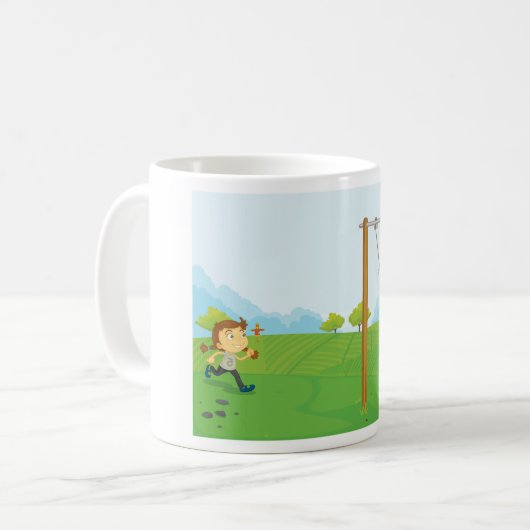 Mug Enfants Dans Le Parc (Devant gauche)