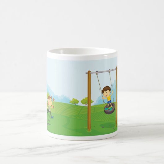 Mug Enfants Dans Le Parc (Centre)