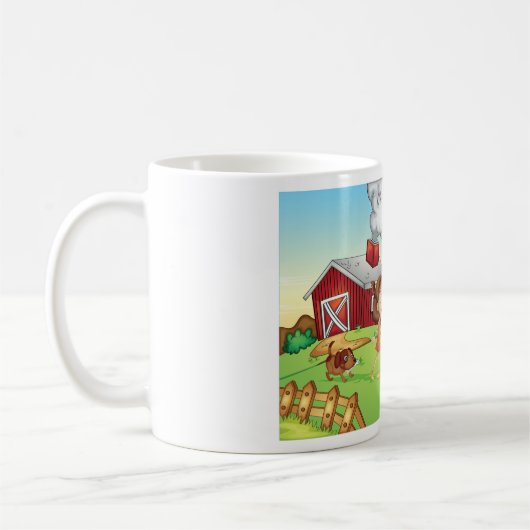 Mug Enfants Dans Une Ferme (Gauche)