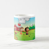 Mug Enfants Dans Une Ferme