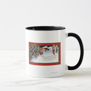 Mug Enfants de ChristmasSleeping et un poème