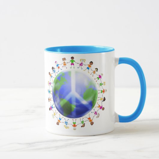 Mug Enfants de paix du monde (Droite)