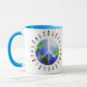 Mug Enfants de paix du monde (Gauche)