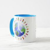 Mug Enfants de paix du monde (Devant gauche)