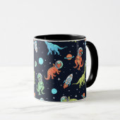 Mug Enfants Dinosaur Astronaut Motif (Devant droit)