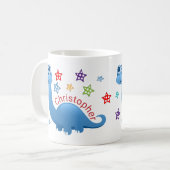 Mug Enfants Dinosaur Personnalisé (Devant gauche)