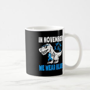 Mug Enfants En Novembre Nous Portons Blue Diabetes Sen