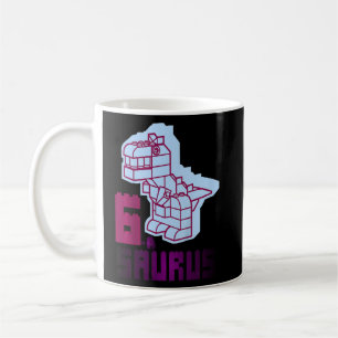 Mug Enfants Enfants 6 Ans Bâtiment Blocs Dino Six Saur