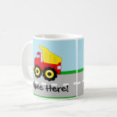 Mug Enfants garçons Construction camion (Devant gauche)