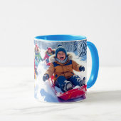 Mug Enfants Génialement Dormir Hiver Amusants (Devant droit)