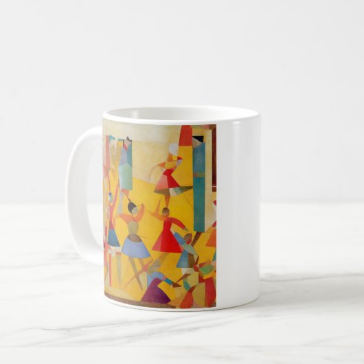 Mug Enfants impressionnistes modernes dansant 2 (Devant gauche)