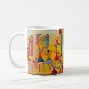 Mug Enfants impressionnistes modernes dansant 2
