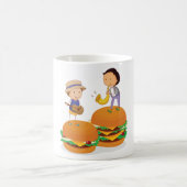 Mug Enfants jouant de la musique sur des cheeseburgers (Centre)