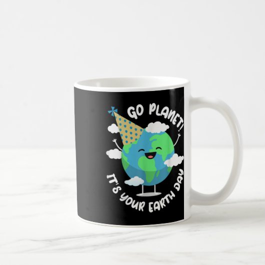 Mug Enfants Jour des terres mignet Go Planet Ton Jour (Droite)
