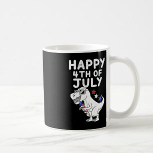 Mug Enfants Joyeux 4 juillet T Rex Patriotique Amusant