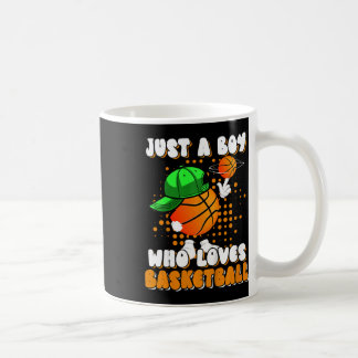 Mug Enfants Juste Un Garçon Qui Aime Bysketbyll Joueur