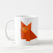 Mug Enfants mignons de Fox d'origami (Gauche)