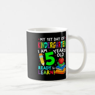 Mug Enfants Mon Premier Jour De Maternelle Et J'ai 5 A