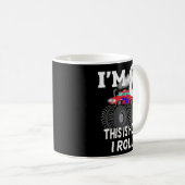 Mug Enfants Monster Camion 8e anniversaire Anniversair (Devant droit)