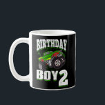 Mug Enfants Monster Camion Birthday Boy Is 2 Kids 2nd<br><div class="desc">Enfants Monster Camion Birthday Boy Is 2 Enfants 2nd Birthday Car Party.</div>