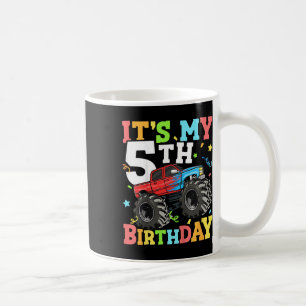 Mug Enfants Monster Camion Mon 5e anniversaire garçon