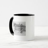 Mug Enfants noirs jouant au golf Photographie (Devant gauche)