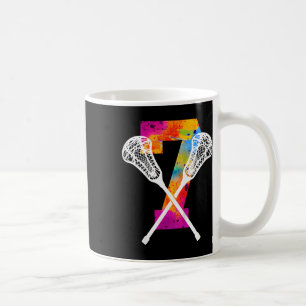 Mug Enfants Numéro 7 ans Lacrosse 7e anniversaire