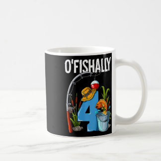 Mug Enfants O'fishally 4 ans 4e anniversaire pêche