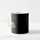 Mug Enfants Pâques Rabbit équitation Monster Camion Fu (Devant gauche)